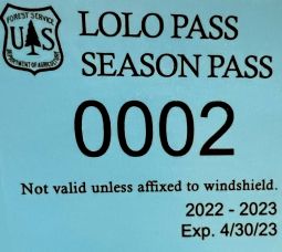 Lolo Pass Winter Recreation Season Pass (Pickup Only)