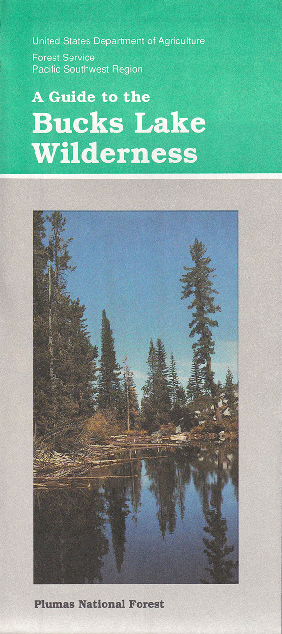 A Guide to the Bucks Lake Wilderness Map