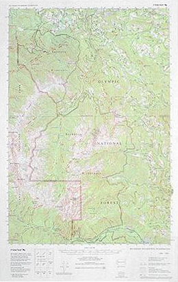 Custom Correct Buckhorn Wilderness Map