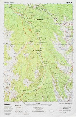 Custom Correct Elwha Valley Map
