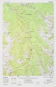 Custom Correct Elwha Valley Map