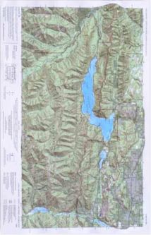 Custom Correct Lake Crescent - Happy Lake Ridge Map