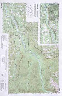 Custom Correct Queets Valley Map