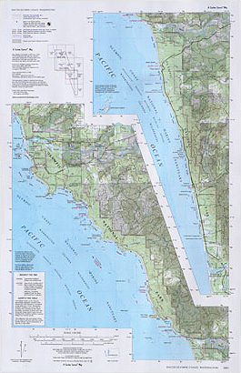 Custom Correct South Olympic Coast Map