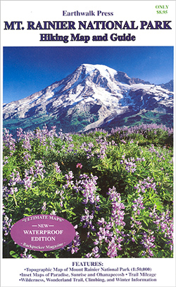 Hiking Map and Guide to Mount Rainier National Park