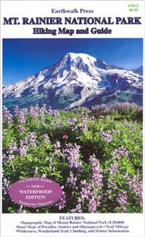 Hiking Map and Guide to Mount Rainier National Park