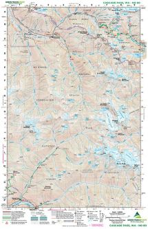 Green Trails Cascade Pass Map 80