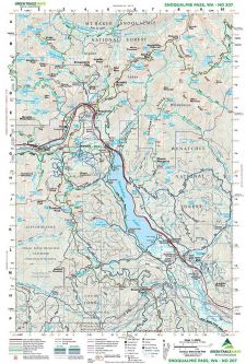 Green Trails Snoqualmie Pass Map 207