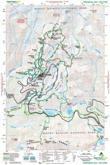 Green Trails Mount Rainier Paradise Map 270S