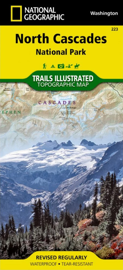 North Cascades National Park National Geographic Trails Illustrated Map