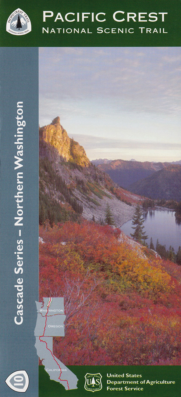 Pacific Crest National Scenic Trail Map: Cascade Series--Northern Washington