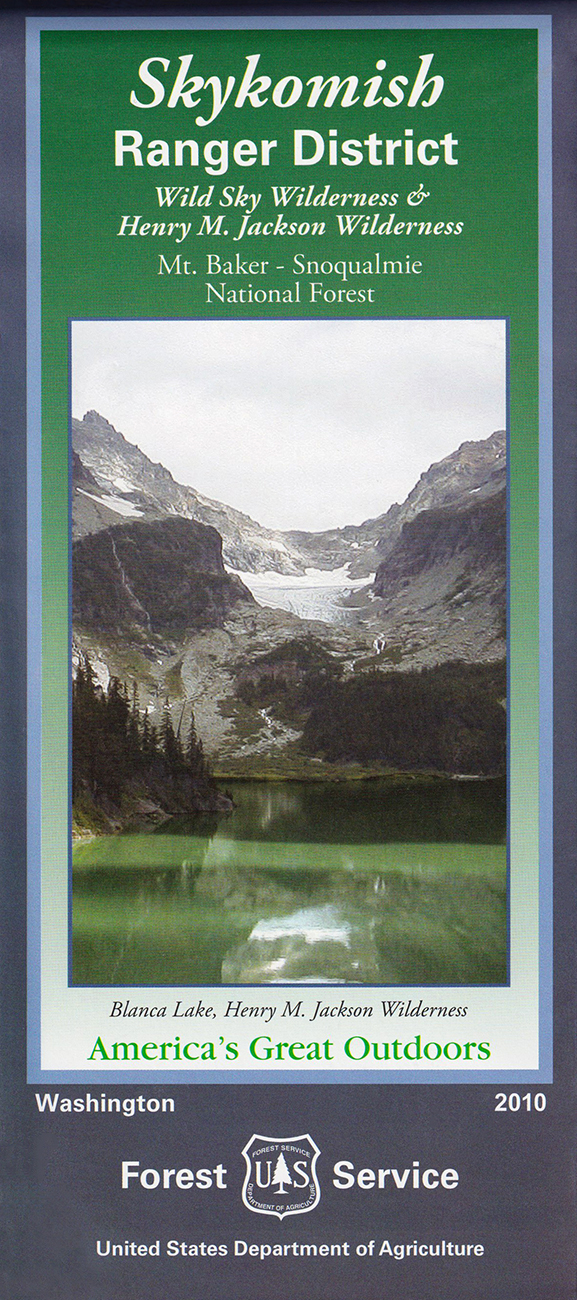 Skykomish Ranger District Map: Mt. Baker-Snoqualmie National Forest