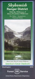 Skykomish Ranger District Map: Mt. Baker-Snoqualmie National Forest