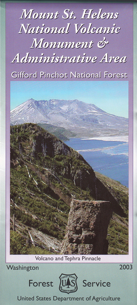 Mount St. Helens National Volcanic Monument Map
