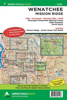 Green Trails Wenatchee - Mission Ridge Map 211S