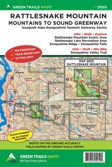 Green Trails Rattlesnake Mountain Map 205S