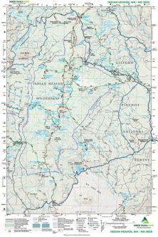 Green Trails Indian Heaven Map 365S