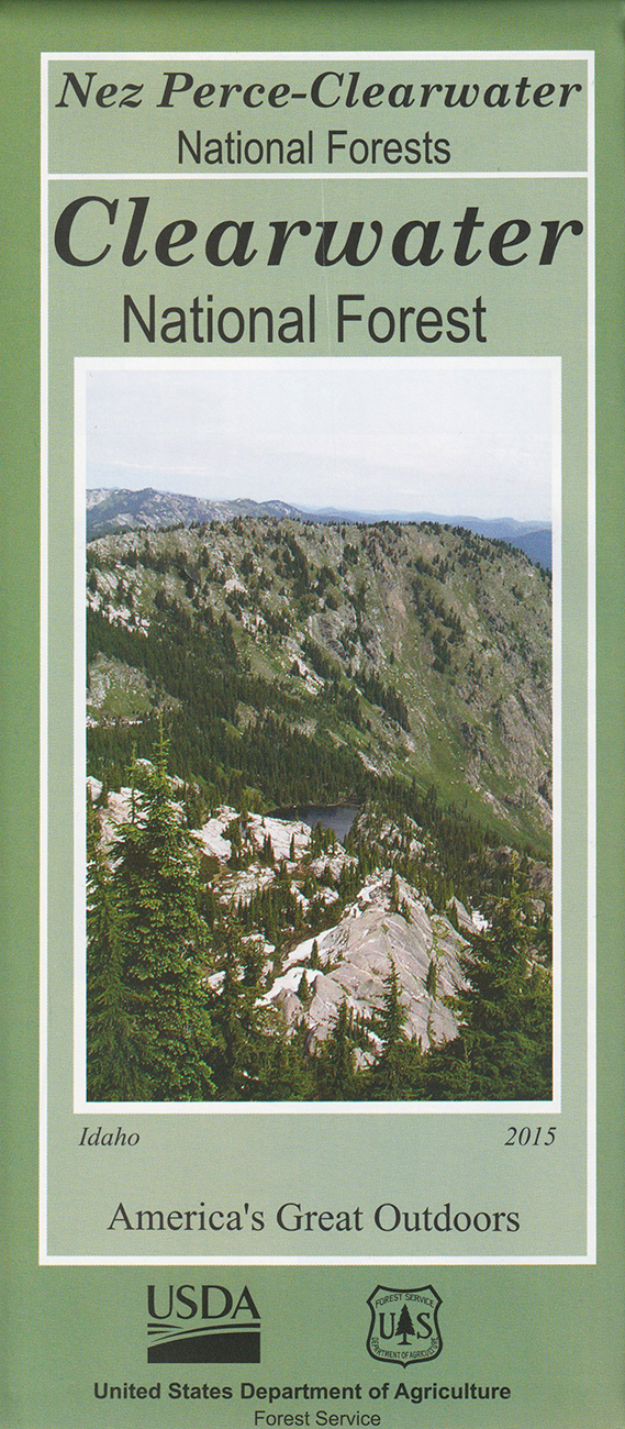Nez Perce-Clearwater National Forests Map