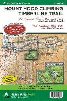 Green Trails Mount Hood Climbing Timberline Trail Map 462SX
