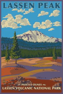 Painted Dunes: Lassen Volcanic National Park by Lantern Press