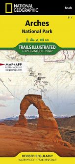 Arches National Park National Geographic Trails Illustrated Map