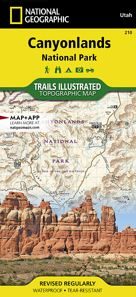 Canyonlands National Park National Geographic Trails Illustrated Map