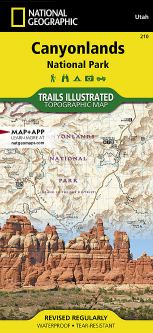 Canyonlands National Park National Geographic Trails Illustrated Map