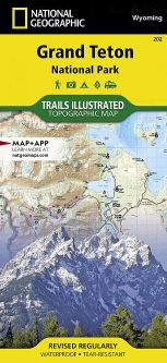 Grand Teton National Park National Geographic Trails Illustrated Map