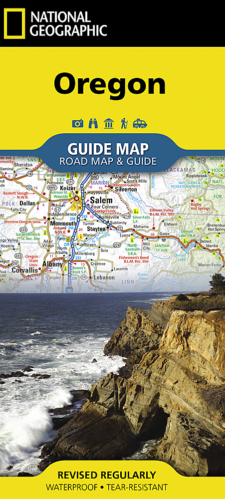 National Geographic Guide Map: Oregon