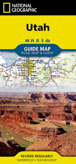 National Geographic Guide Map: Utah