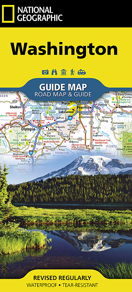 National Geographic Guide Map: Washington