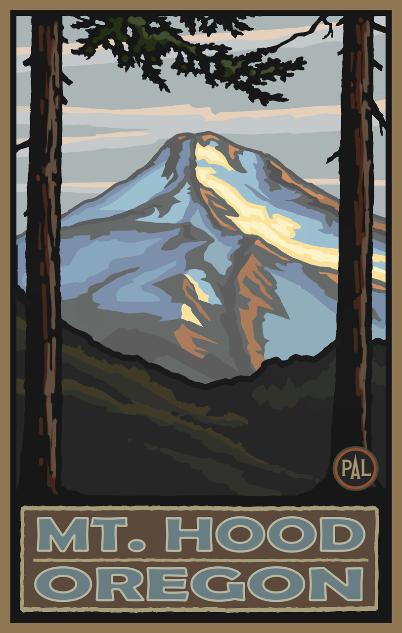Mt. Hood Poster by Paul A. Lanquist