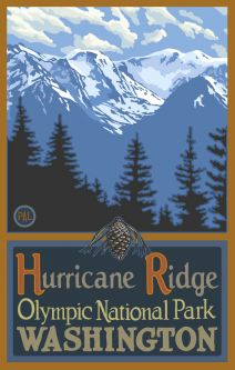 Hurricane Ridge Poster by Paul A. Lanquist