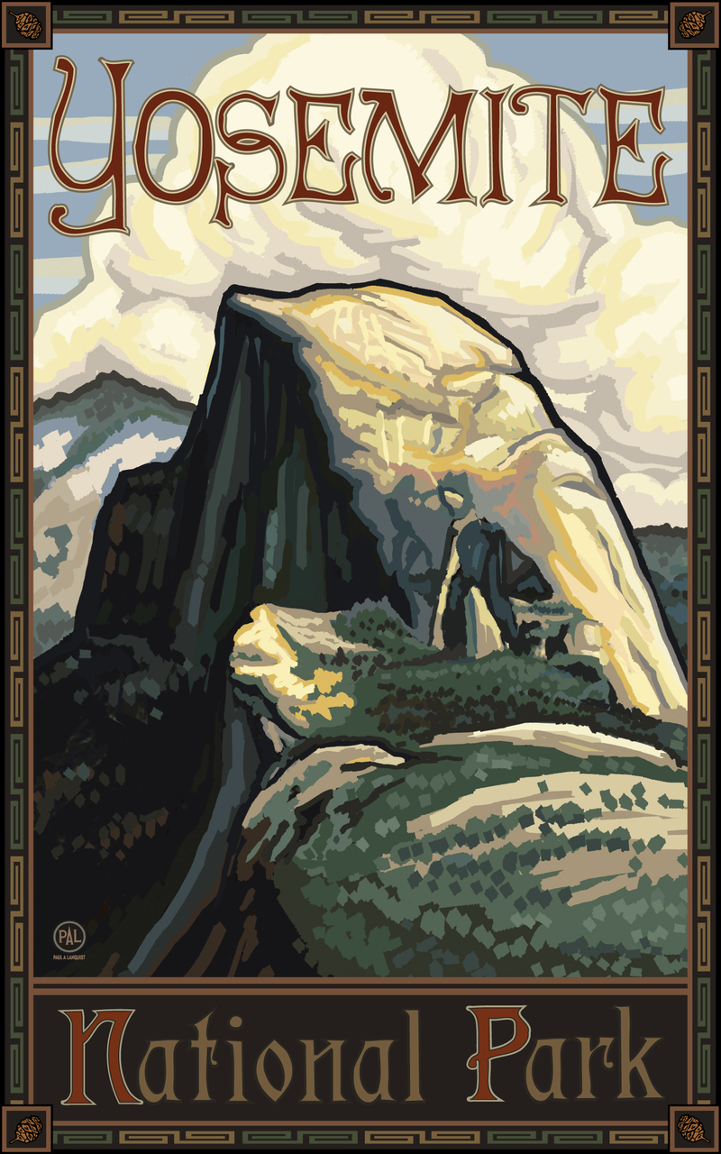 Yosemite National Park Half Dome Poster by Paul A. Lanquist