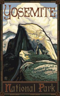 Yosemite National Park Half Dome Poster by Paul A. Lanquist