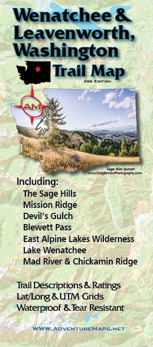 Wenatchee & Leavenworth, Washington Trail Map