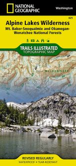 Alpine Lakes Wilderness National Geographic Trails Illustrated Map