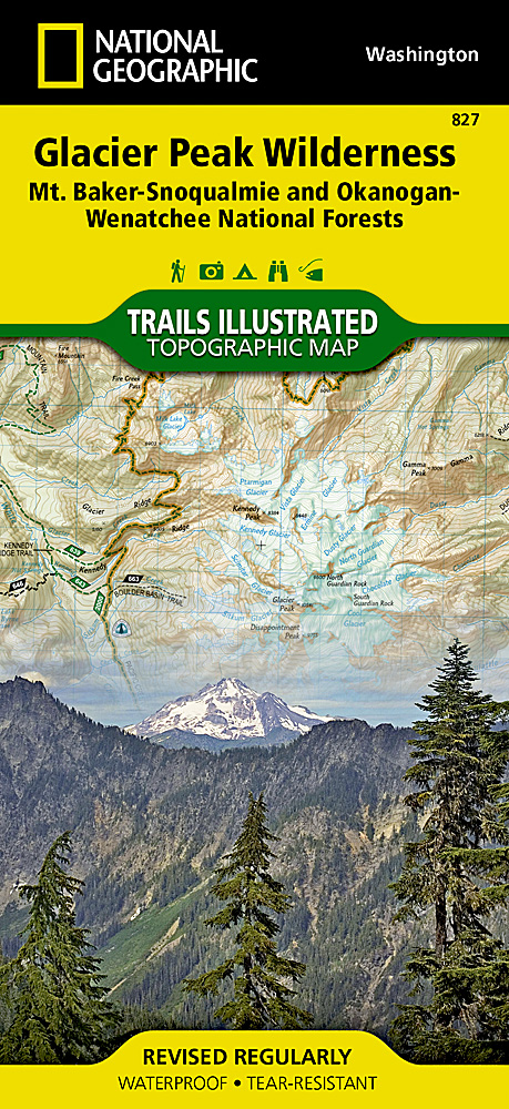 Glacier Peak Wilderness National Geographic Trails Illustrated Map