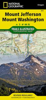 Mount Jefferson/Mount Washington National Geographic Trails Illustrated Map
