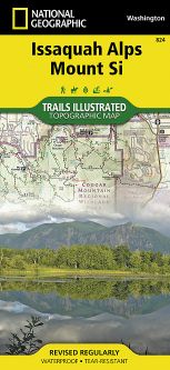 Issaquah Alps, Mount Si National Geographic Trails Illustrated Map