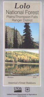 Lolo National Forest: Plains/Thompson Falls Ranger District Map