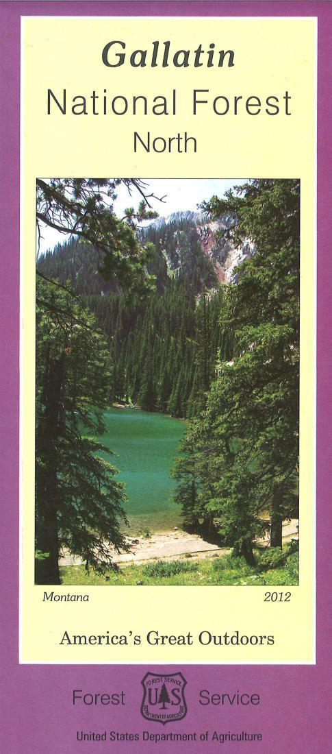 Gallatin National Forest Map (North)