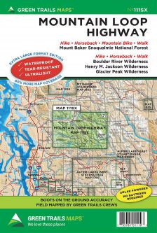 Green Trails Mountain Loop Highway - Map 111SX