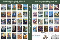 Ranger Doug's WPA Complete National Park Postcard Set of 45