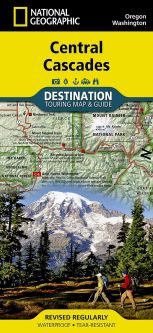 National Geographic Central Cascades Destination Map