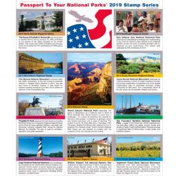 Passport To Your National Parks - 2019 Stamp Series
