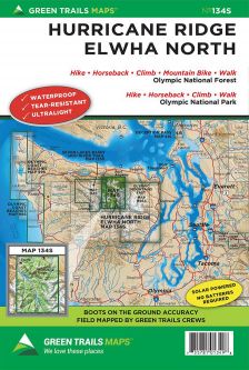 Green Trails Hurricane Ridge Elwha North Map 134S