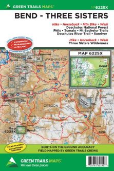 Green Trails Bend - Three Sisters Map 622SX