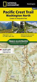 National Geographic Pacific Crest Trail: Washington North Map Guide