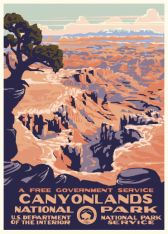 Canyonlands National Park Vintage Poster